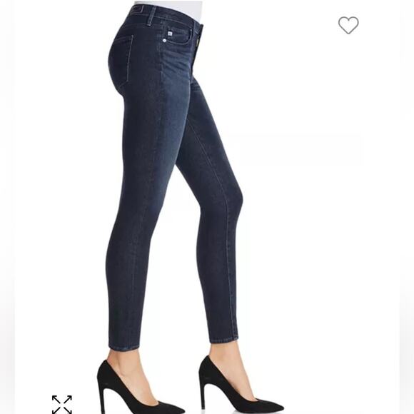 ag Adriano Goldschmied Contour 360 Prima Ankle Cigarette Leg Skinny Jeans Sz 25 - Picture 13 of 13